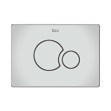 Cut out image of the Roca Duplo S PS5 Chrome Dual Flush Plate