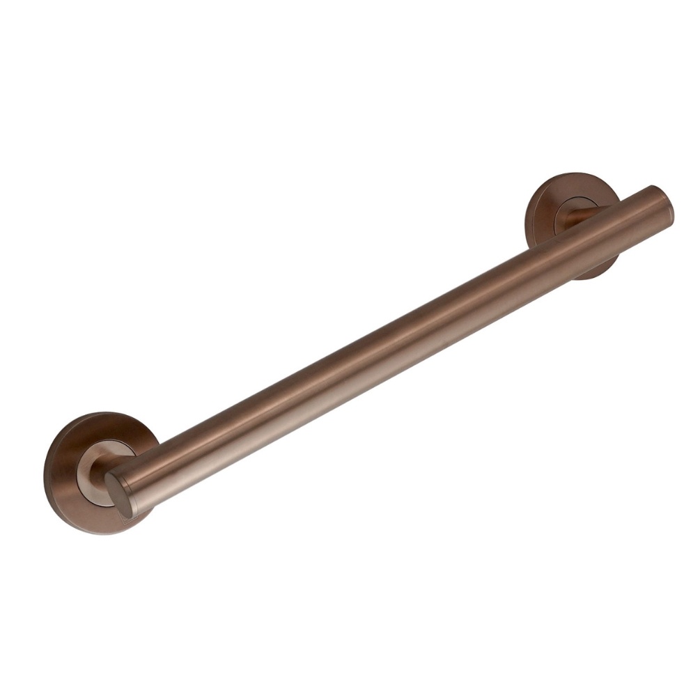 JTP Vos Brushed Bronze 300mm Grab Bar Cut out
