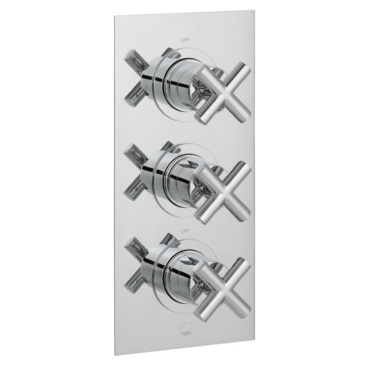 Vado Elements 2 Outlet 3 Handle Shower Valve Sanctuary Bathrooms