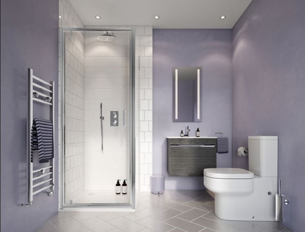 Product Lifestyle image of a Crosswater Bathroom Suite