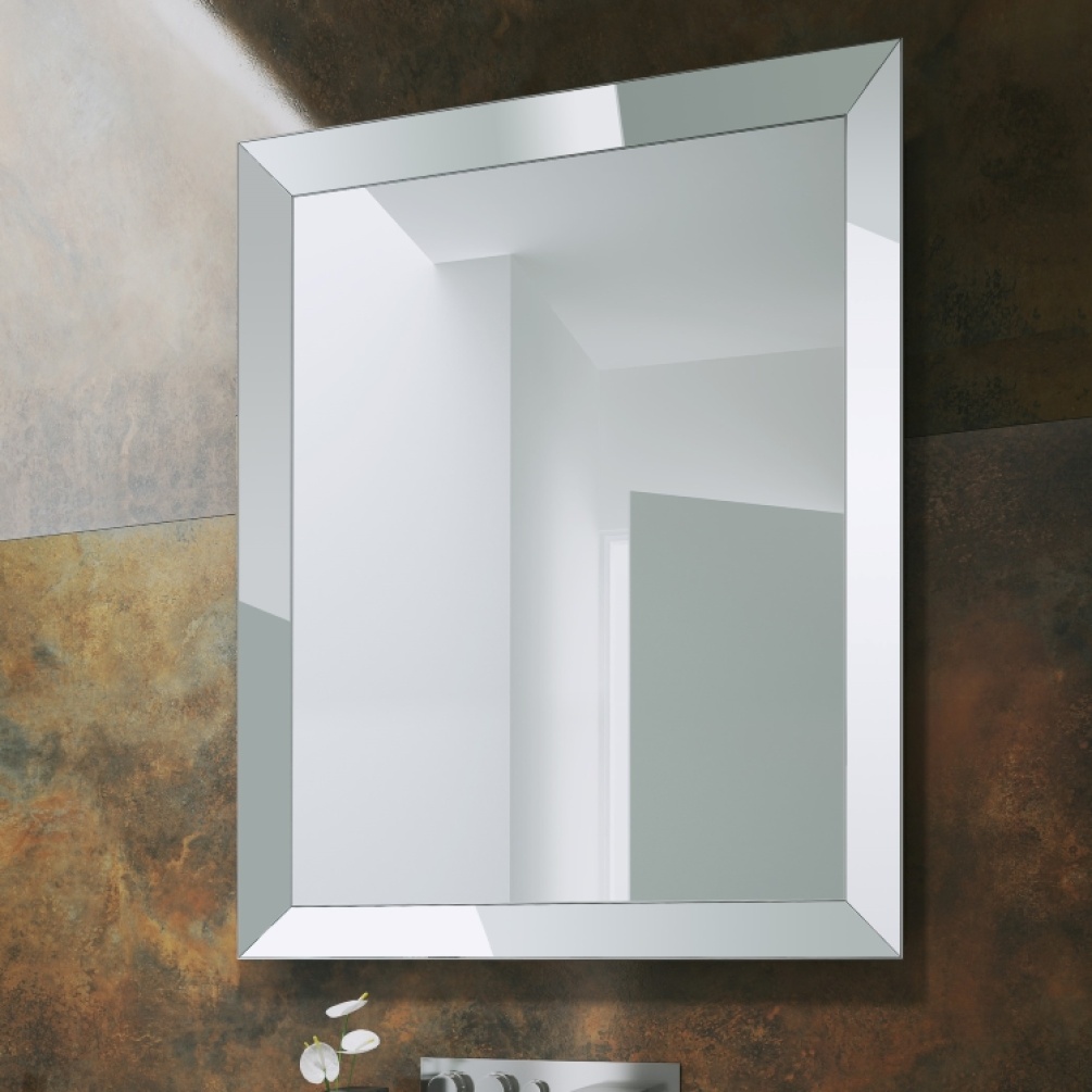 Image of Origins Living Ravenna Mirror on dark coloured wall