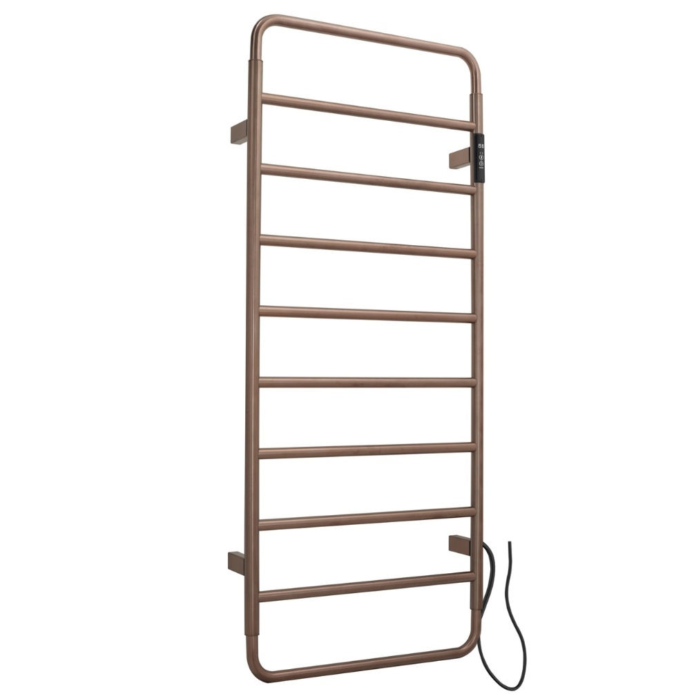 JTP Aero Brushed Bronze 1130mm x 475mm Electric Towel Radiator Cut Out