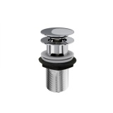 Product Cut out image of the Burlington Chrome Click Clack Basin Waste
