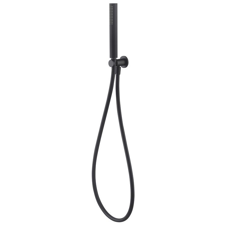 Apex Matt Black Shower Handset & Holder Sanctuary Bathrooms