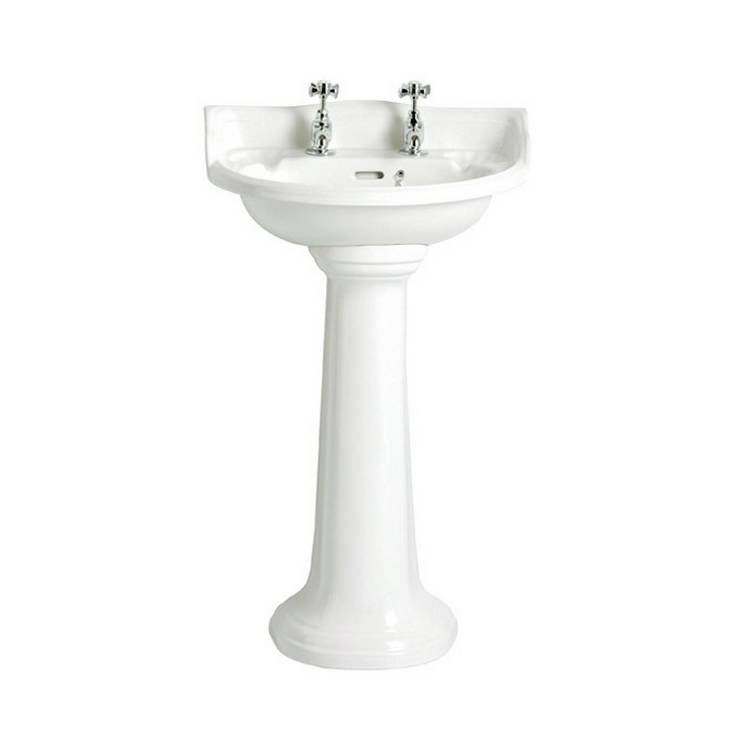 Heritage Dorchester Cloakroom Basin & Pedestal Sanctuary Bathrooms