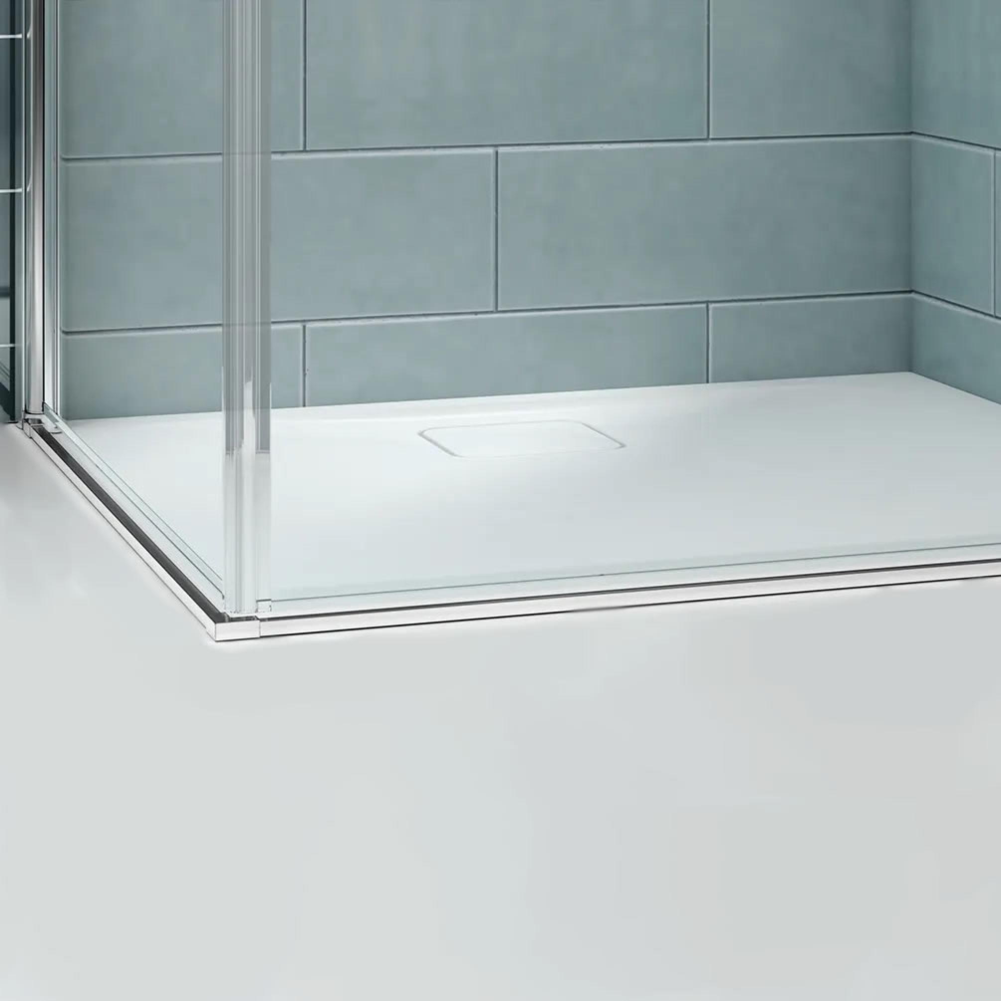 Merlyn 8 Frameless 1300 Pivot Door & Inline Panel | Sanctuary Bathrooms