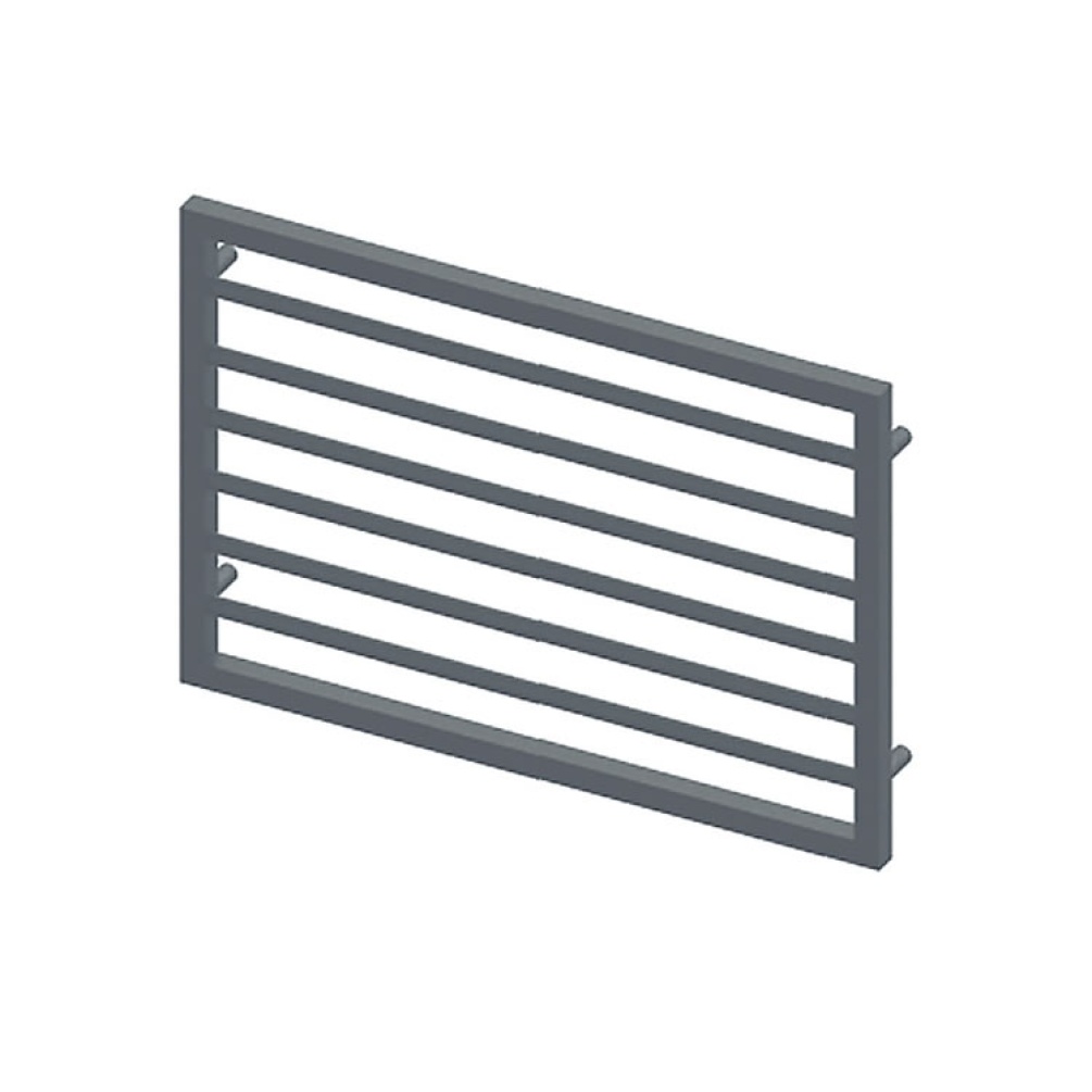 Product Cut out image of the Abacus Elegance Metro Textured Grey 800mm Towel Warmer
