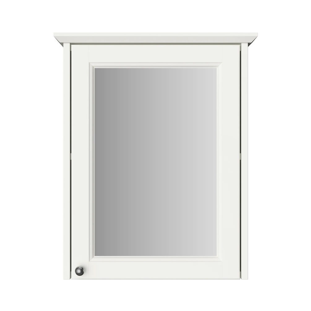 Heritage Caversham 540mm Chantilly Single Door Mirror Cabinet