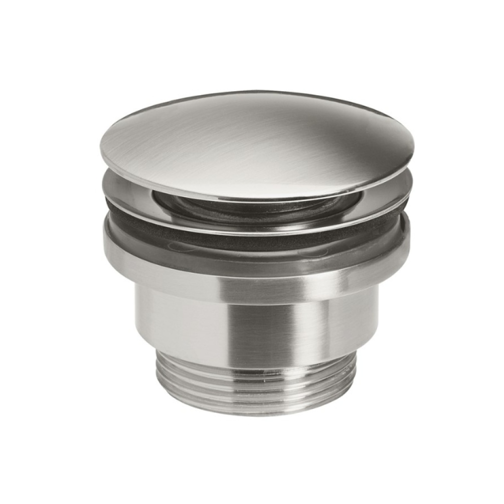 Product Cut out image of the Crosswater MPRO Universal Brushed Stainless Steel Basin Click-Clack Waste