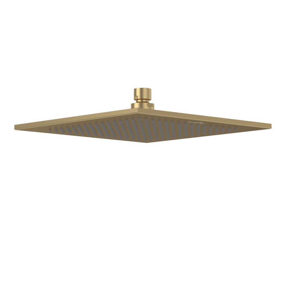 Cutout image of Villeroy & Boch Universal Brushed Gold 250mm Square Shower Head