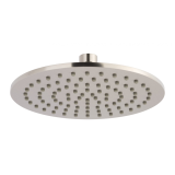 Photo of JTP Inox Brushed Stainless Steel 300mm Slim Round Shower Head Cutout