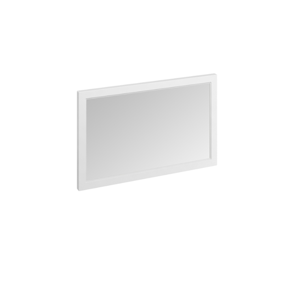 Product Cut out image of the Burlington Matt White 1200mm Framed Mirror
