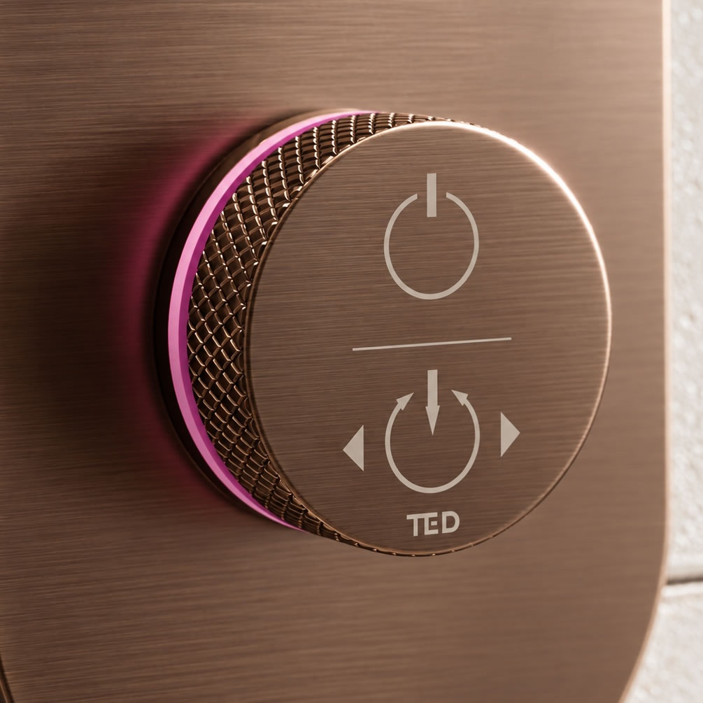 Closeup image of TED TOGO knurled handle upgrade