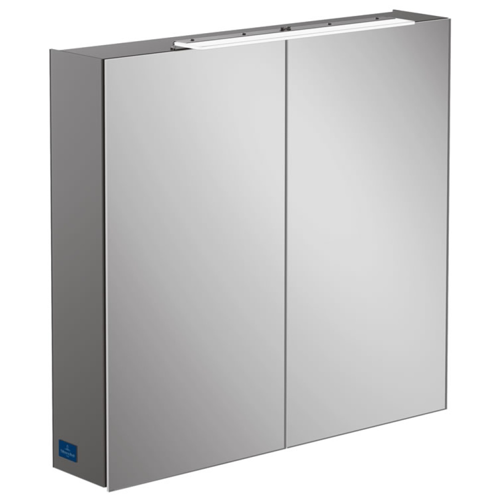 Product cut out image of Villeroy and Boch My View One 2 Door LED Mirror Cabinet A440G100