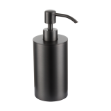 Product Cut out image of the JTP Vos Brushed Black Soap Dispenser
