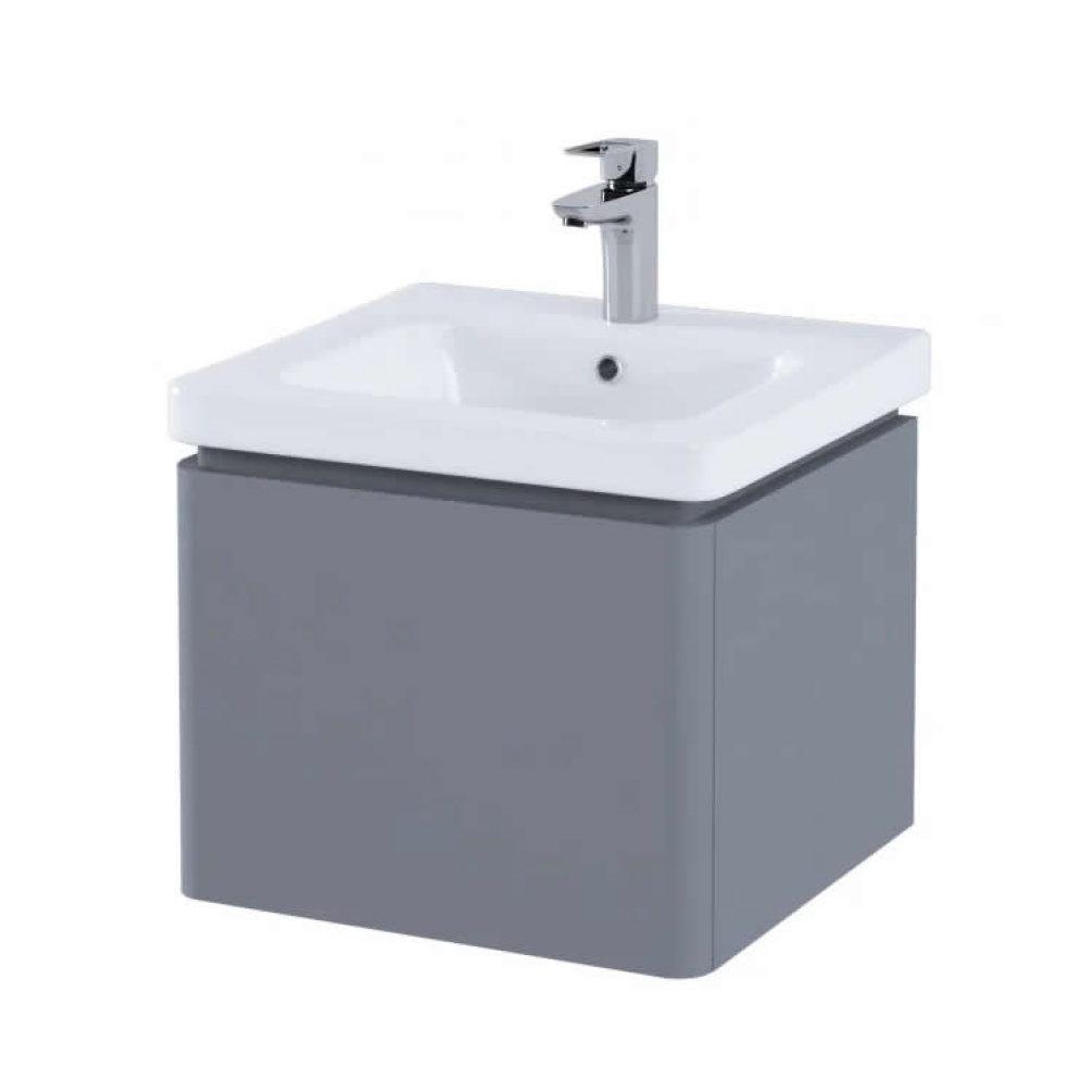 Photo Of RAK Resort Matt Grey 500mm Wall Mounted Vanity Unit