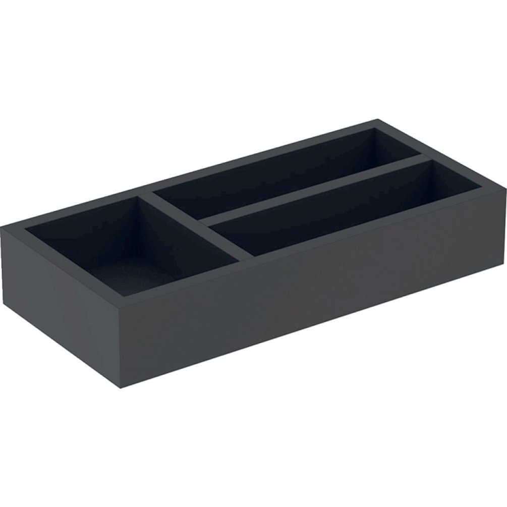 Product cut out image of Geberit Smyle Square T-Partition Top Drawer Insert Storage Divider - 500.678.00.1