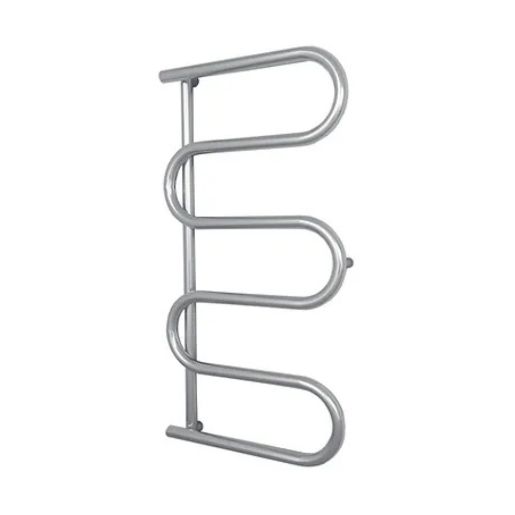 Product cut out image of the Radox Ondo 1380mm x 600mm Chrome Heated Towel Radiator