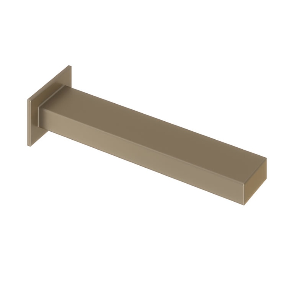 Product Cut out image of the Abacus Plan Brushed Nickel Wall Mounted Bath Spout