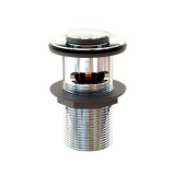 Cut out image of the Roca Chrome Universal Slotted Click Clack Basin Waste