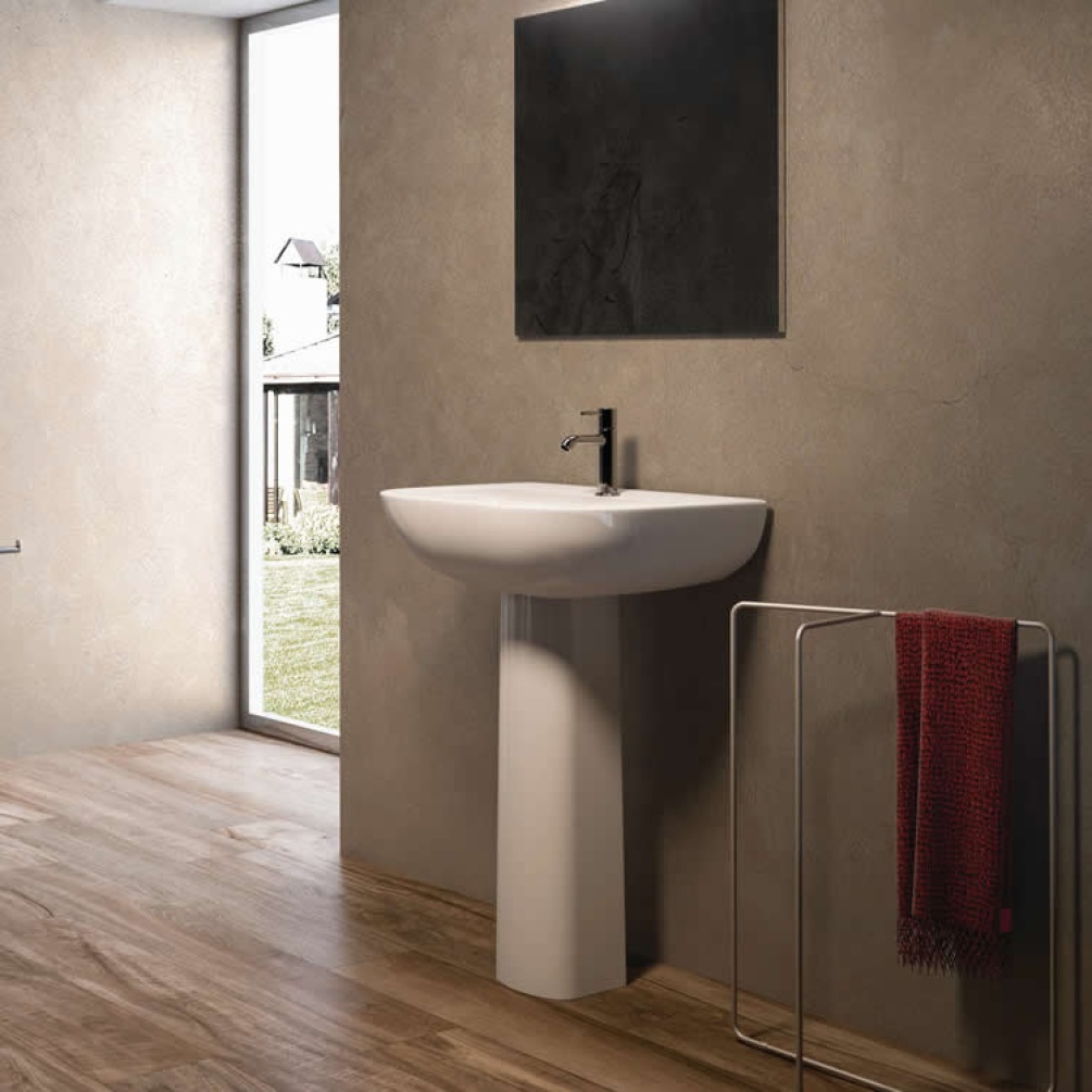 Photo of Rak Tonique 550mm Basin & Pedestal - Image 1