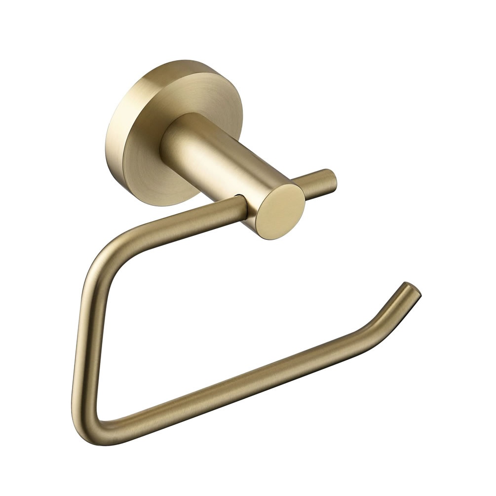 Heritage Lullington Brushed Brass Toilet Roll Holder