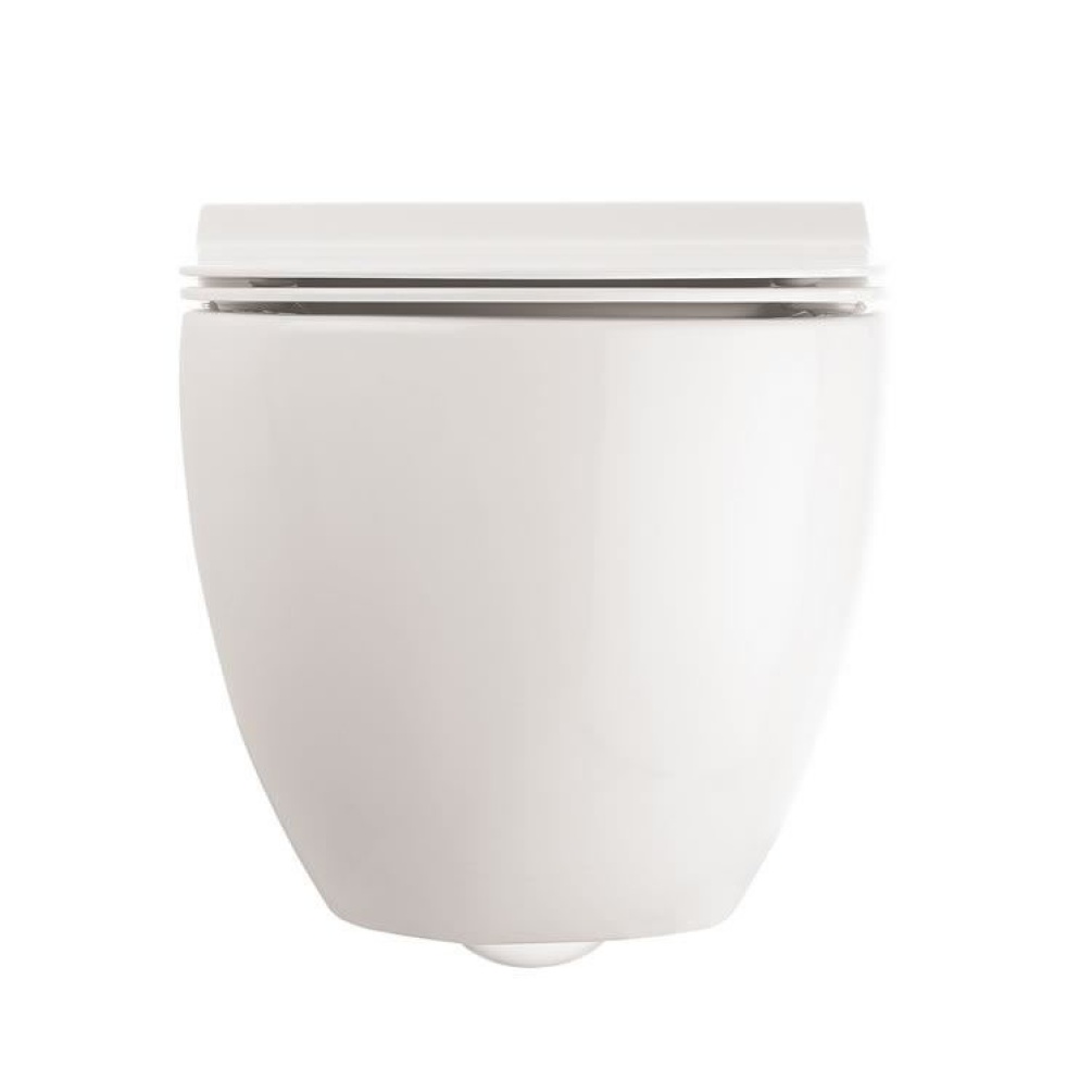 Photo of Crosswater Glide II Gloss White Short Projection Rimless Wall Hung WC & Seat