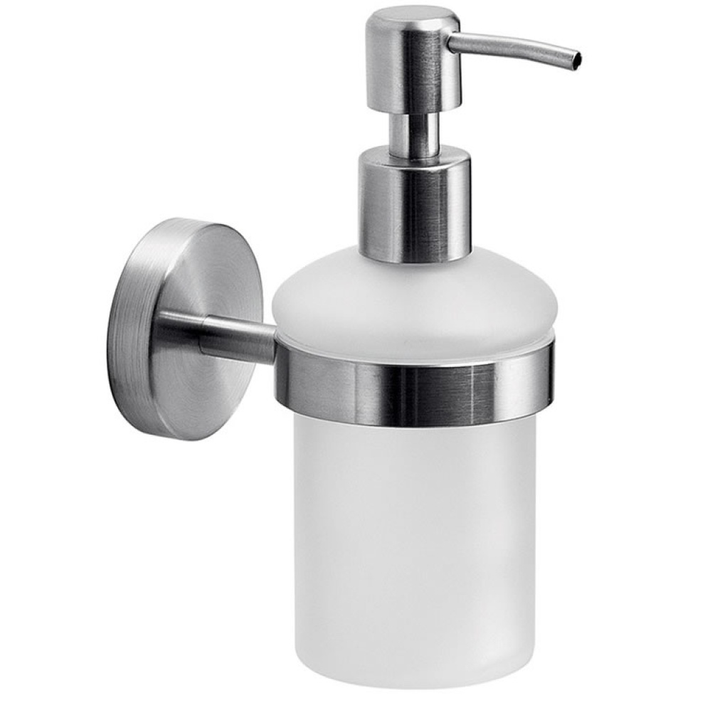 Cutout image of Origins Living Gedy G Pro Soap Dispenser Brushed Stainless Steel.