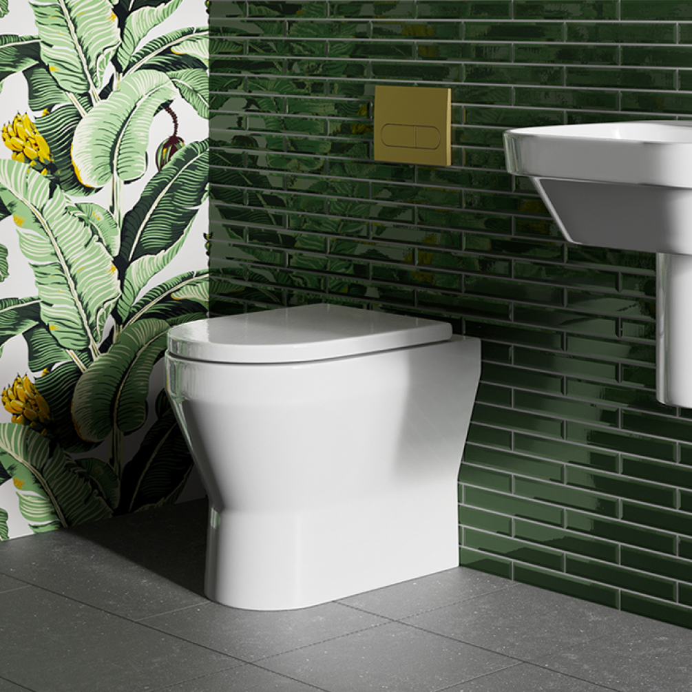 Lifestyle Photo of Britton Bathrooms Curve2 Rimless Back to Wall WC & Seat