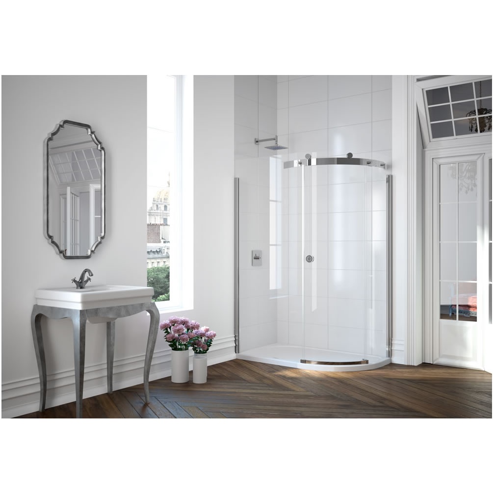 Lifestyle image of Merlyn 10 Series 1200 x 800mm Offset Shower Quadrant