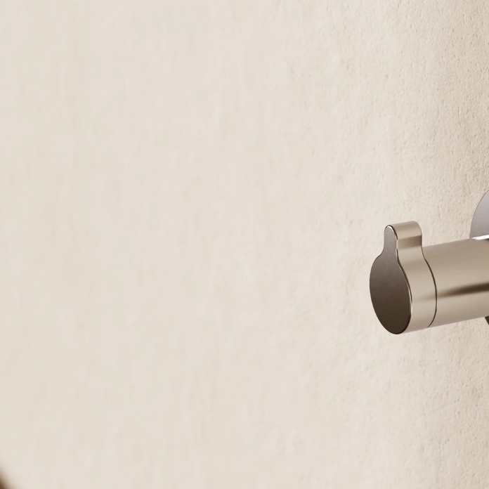 Crosswater Mada Chrome Robe Hook | Sanctuary Bathrooms
