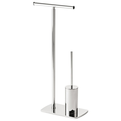 Cutout image of Origins Living Gedy Florida Bathroom Butler Chrome.