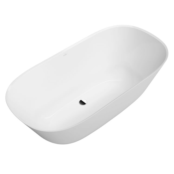 Cutout image of Villeroy and Boch Theano Solo 1550 x 750 Freestanding Bath.