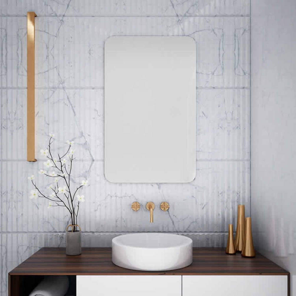 Photo of The White Space Kalm 500mm Bathroom Mirror