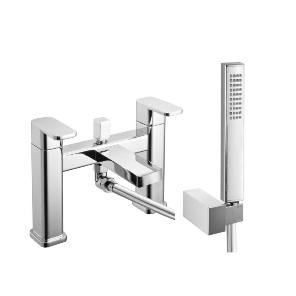 Product Cut out image of the Abacus Edition Deck Mounted Bath Shower Mixer