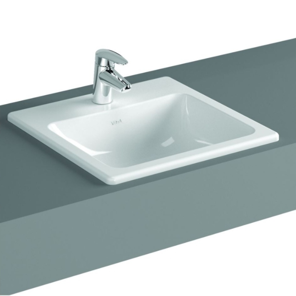 Product Cut out image of VitrA S20 550mm Square Countertop Basin
