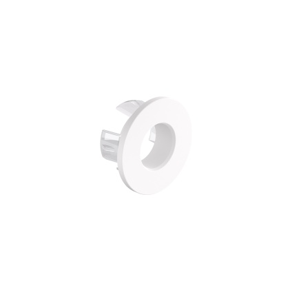 product cut out image of vado cameo matt white ceramic basin overflow cover CAM-BCO-MW
