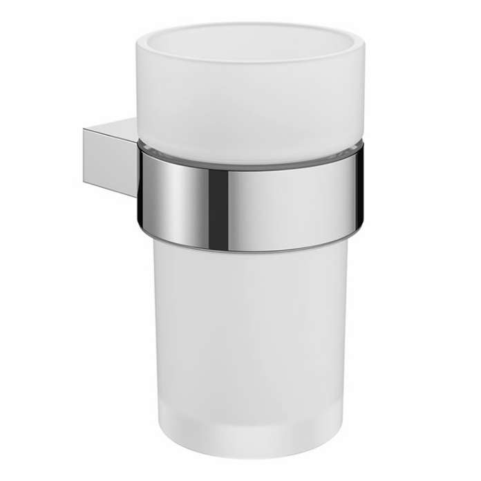 Product Cut out image of the Crosswater MPRO Chrome Tumbler Holder