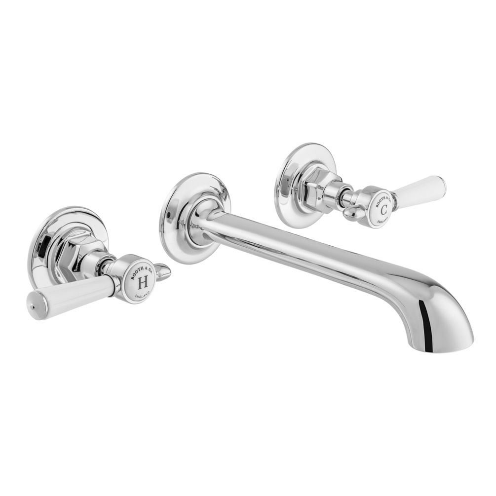 Booth & Co. Axbridge Lever Wall-Mounted Basin Tap