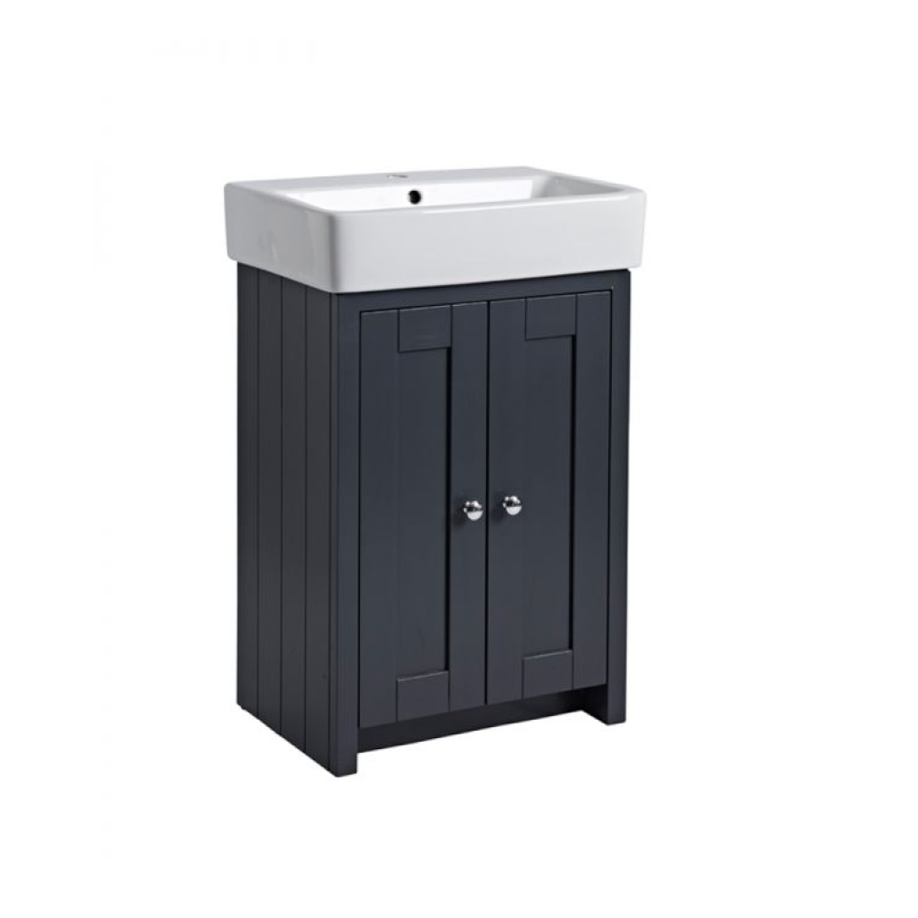 Photo of Tavistock Lansdown 550mm Matt Dark Grey Freestanding Unit & Basin