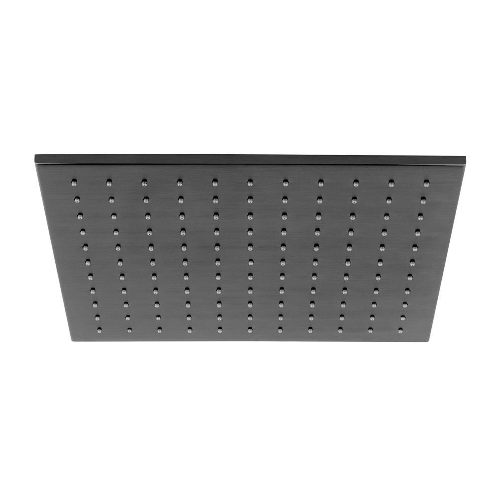 Cutout image of Vado Individual Brushed Black 300mm Square Shower Head