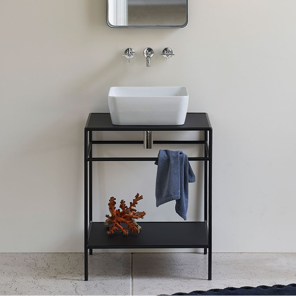 Lifestyle Photo of GSI Nubes 38 Square Countertop Basin