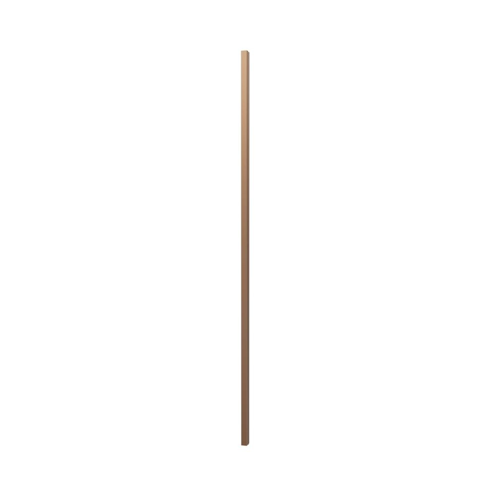 Cutout image of Crosswater Clear 6 Brushed Bronze 25mm Shower Door Extension Profile