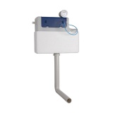 Product cut out image of the Tavistock Apex Concealed Back to Wall Concealed Dual Flush Cistern