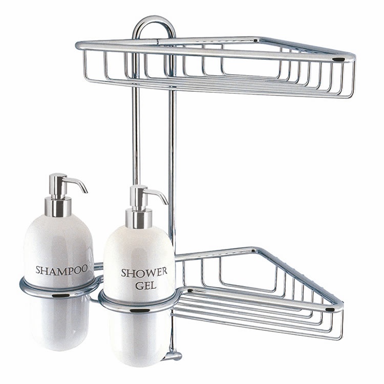 Crosswater Solo Double Corner Wire Basket Sanctuary Bathrooms