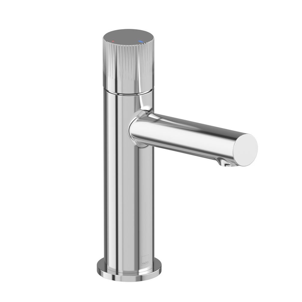 Vado Safari Leverless Fluted Chrome Mono Basin Mixer