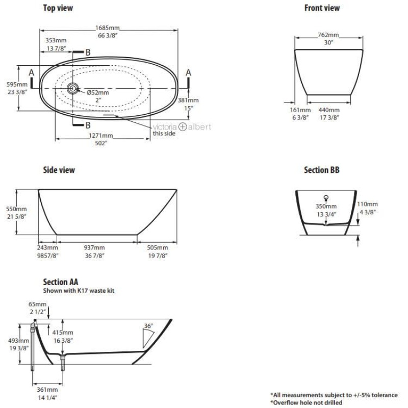 Victoria + Albert Mozzano 2 Freestanding Bath Sanctuary Bathrooms