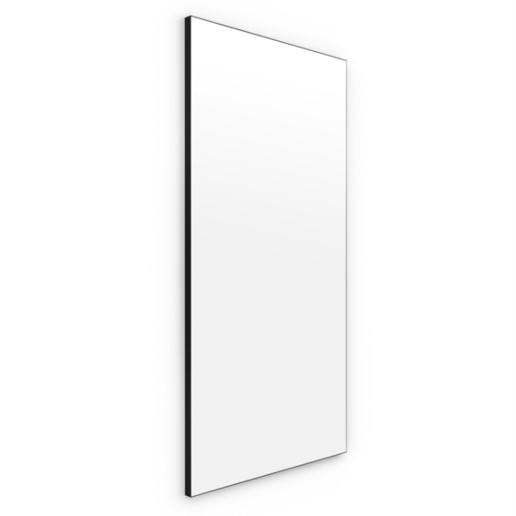 Product Cut out image of Origins Living Tate Black 1400mm Mirror on an angle