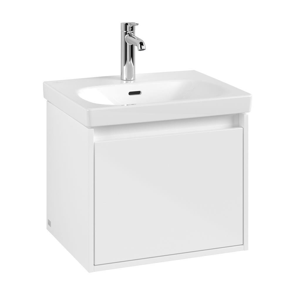 Cutout image of Villeroy & Boch Skyla Brilliant White 550mm Wall-Hung Vanity Unit