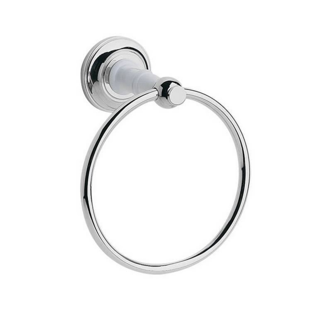 Heritage Clifton Chrome Towel Ring Image 1